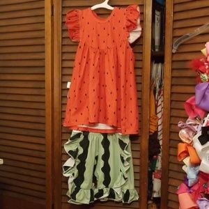 2t/3t Watermelon Outfit